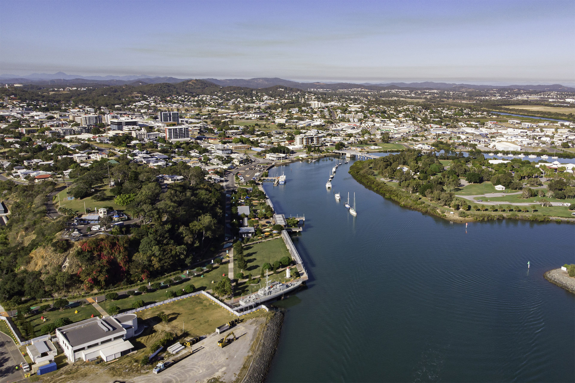 Gladstone Harbour with RTO Campus